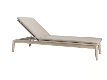 DAVID - Recliner fabric sun lounger by Vincent Sheppard - view 2